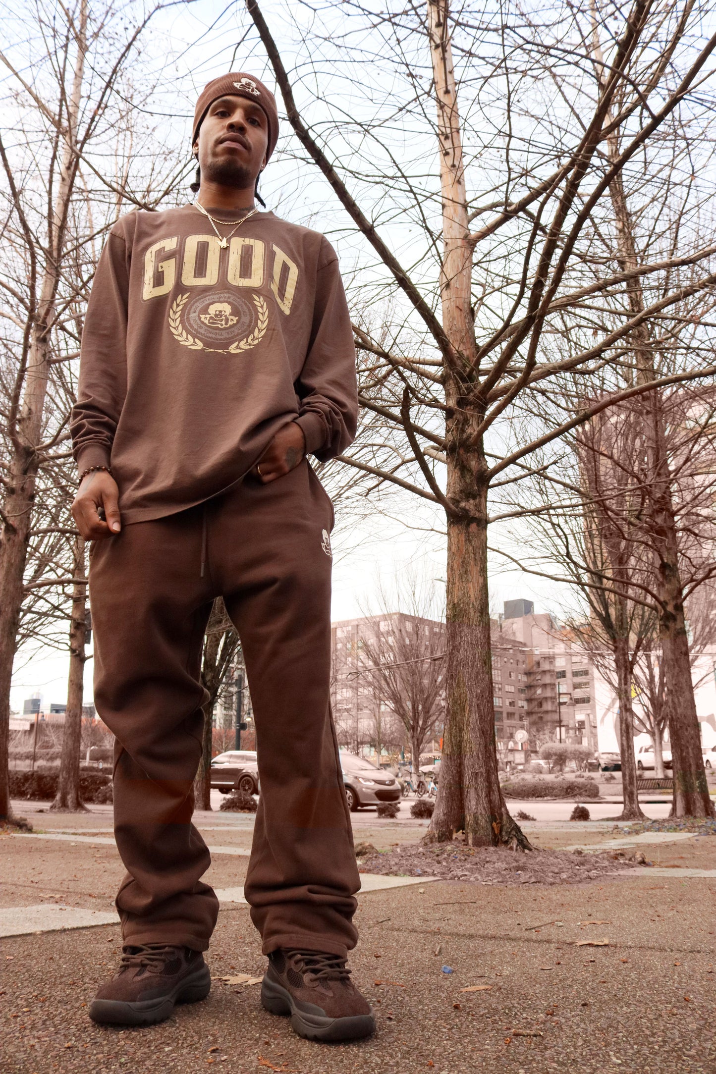 Essential Fleece Pant - Mocha