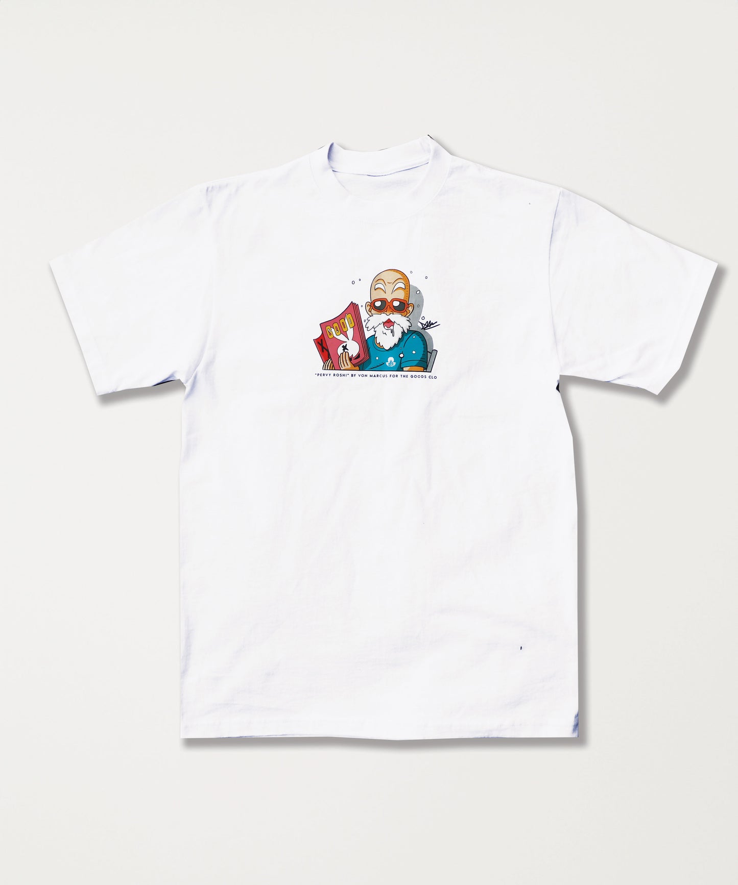 The Goods Clo - Pervy Roshi Tee (White)