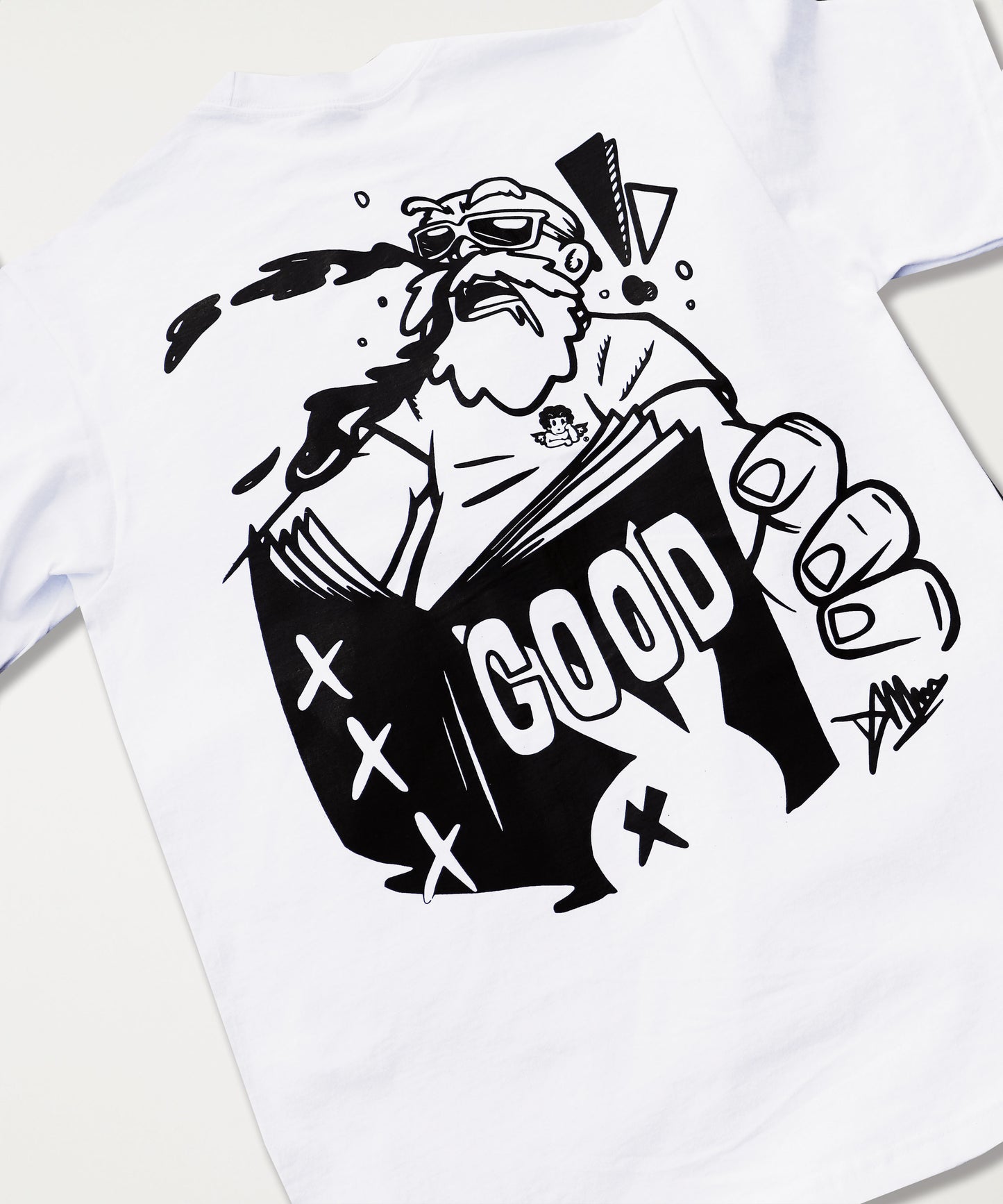 The Goods Clo - Pervy Roshi Tee (White)