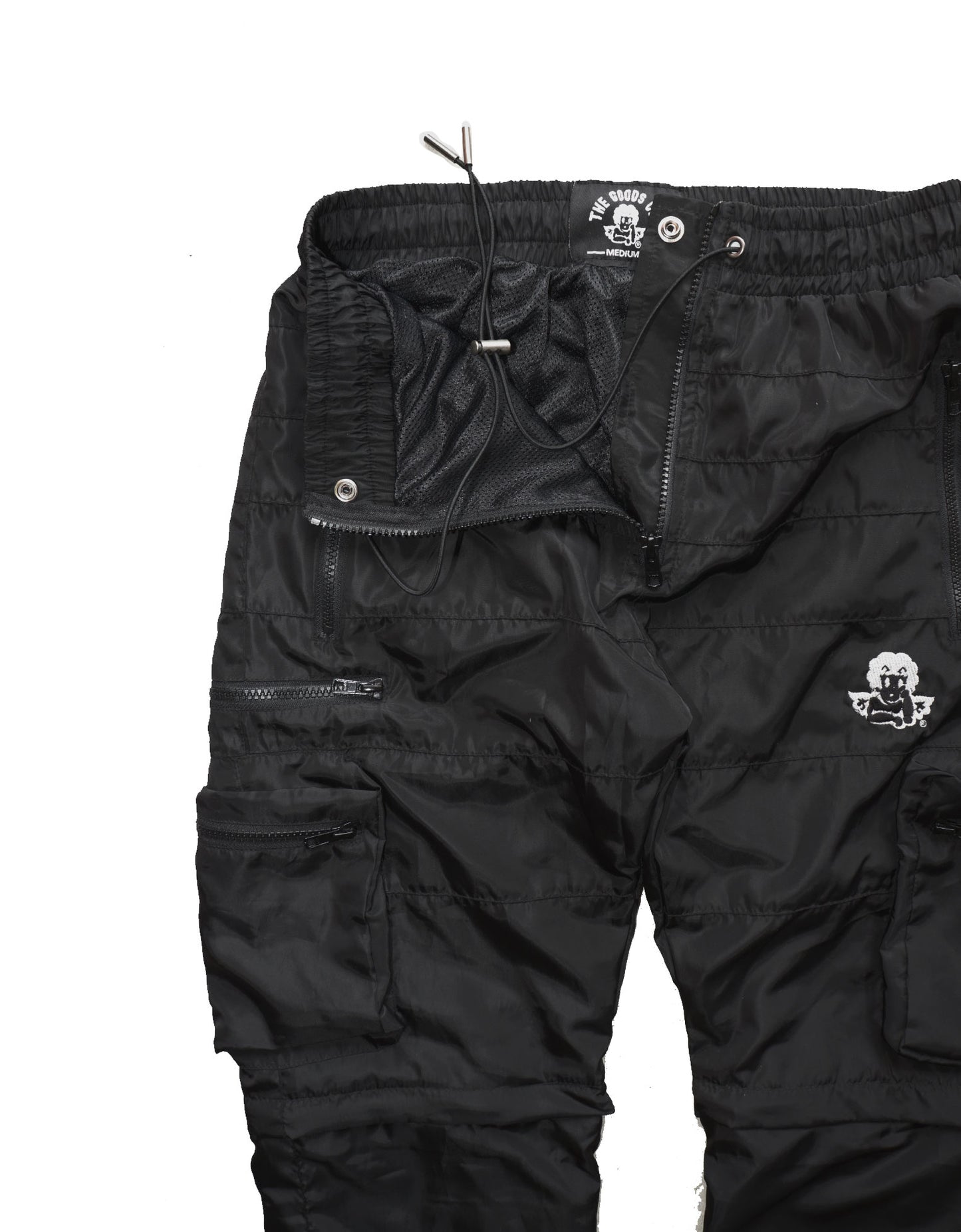 The Goods Clo- Convertible Utility Cargo Pants “Black”