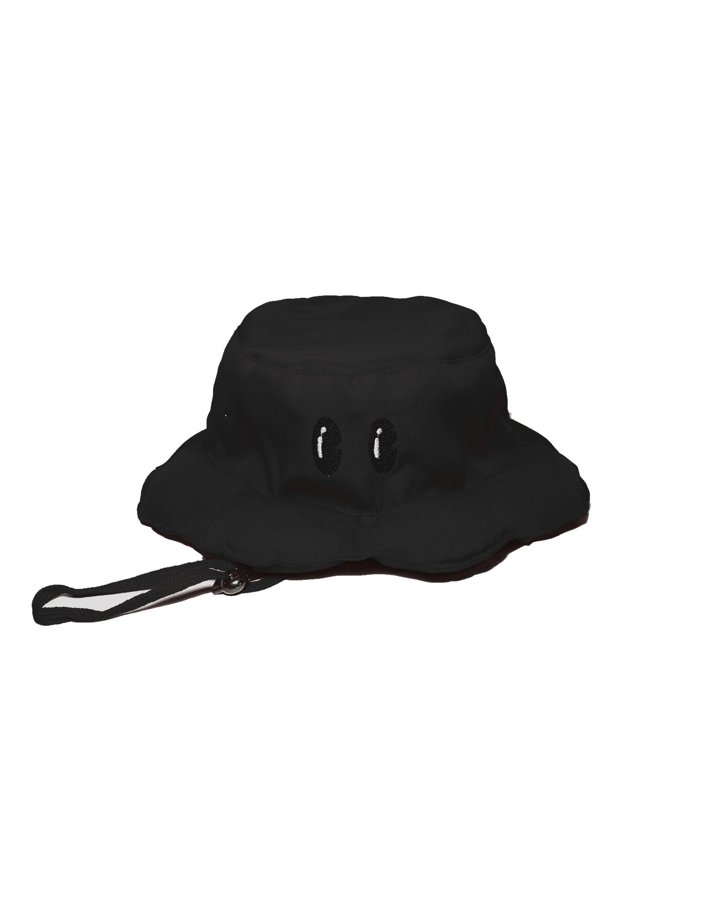 The Goods Clo - Flower Bucket Hat (Black)