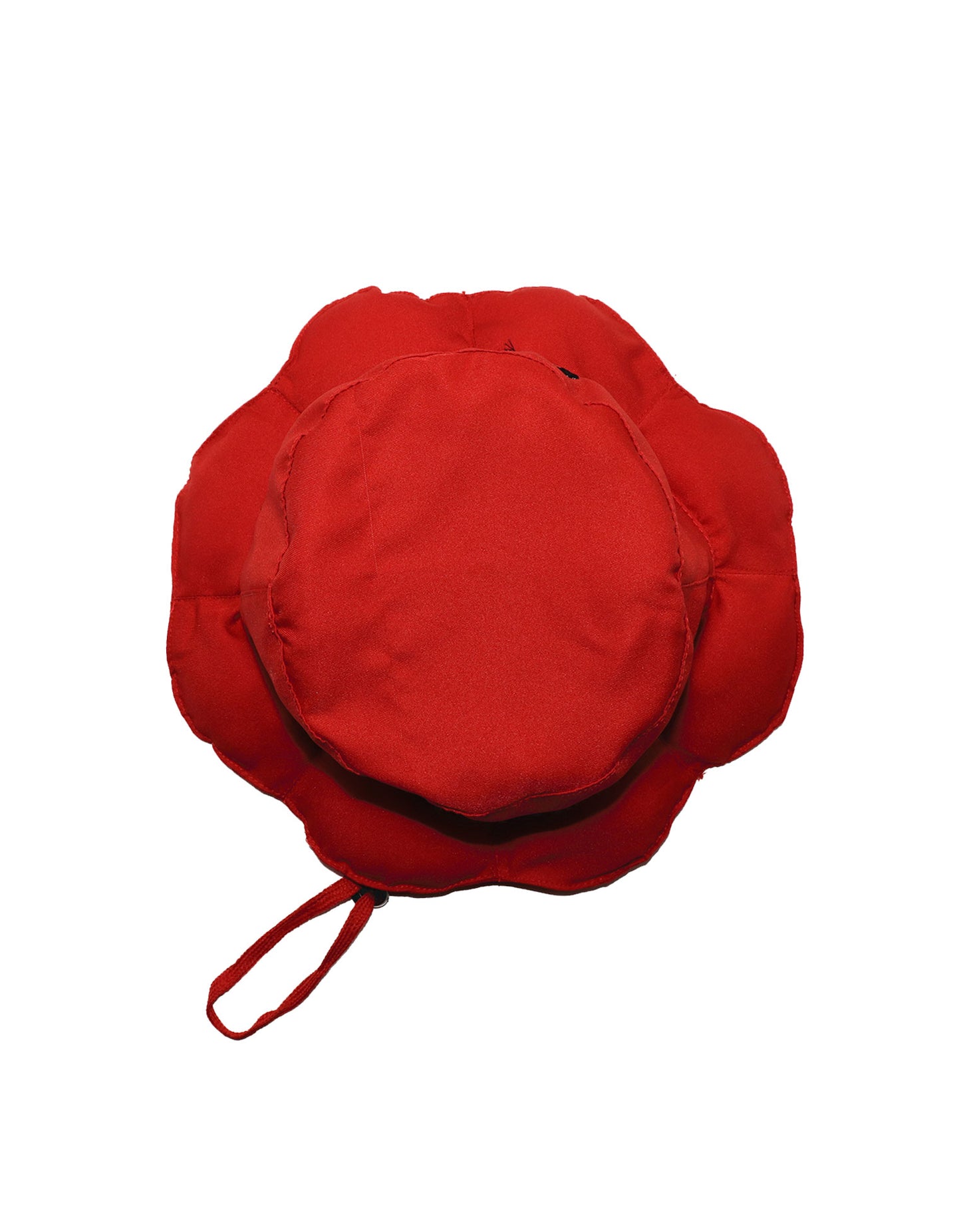 FLOWER BUCKET HAT (RED)