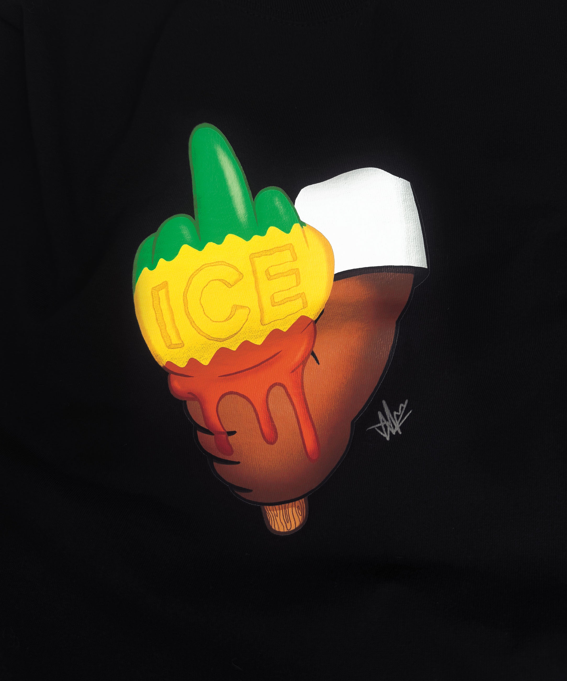 F-ICE TEE - Tropical (Black)