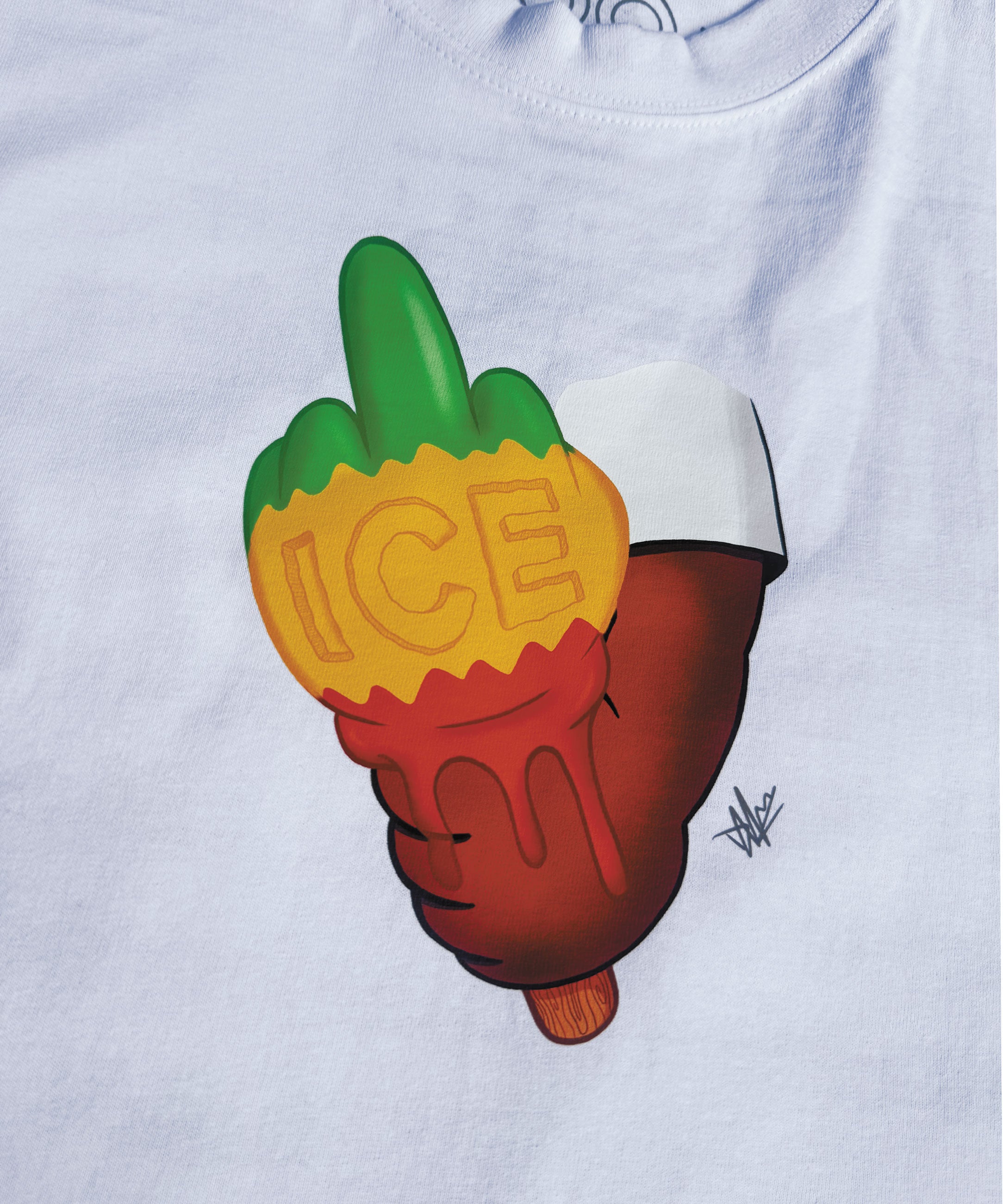 F-ICE TEE - Tropical (White)