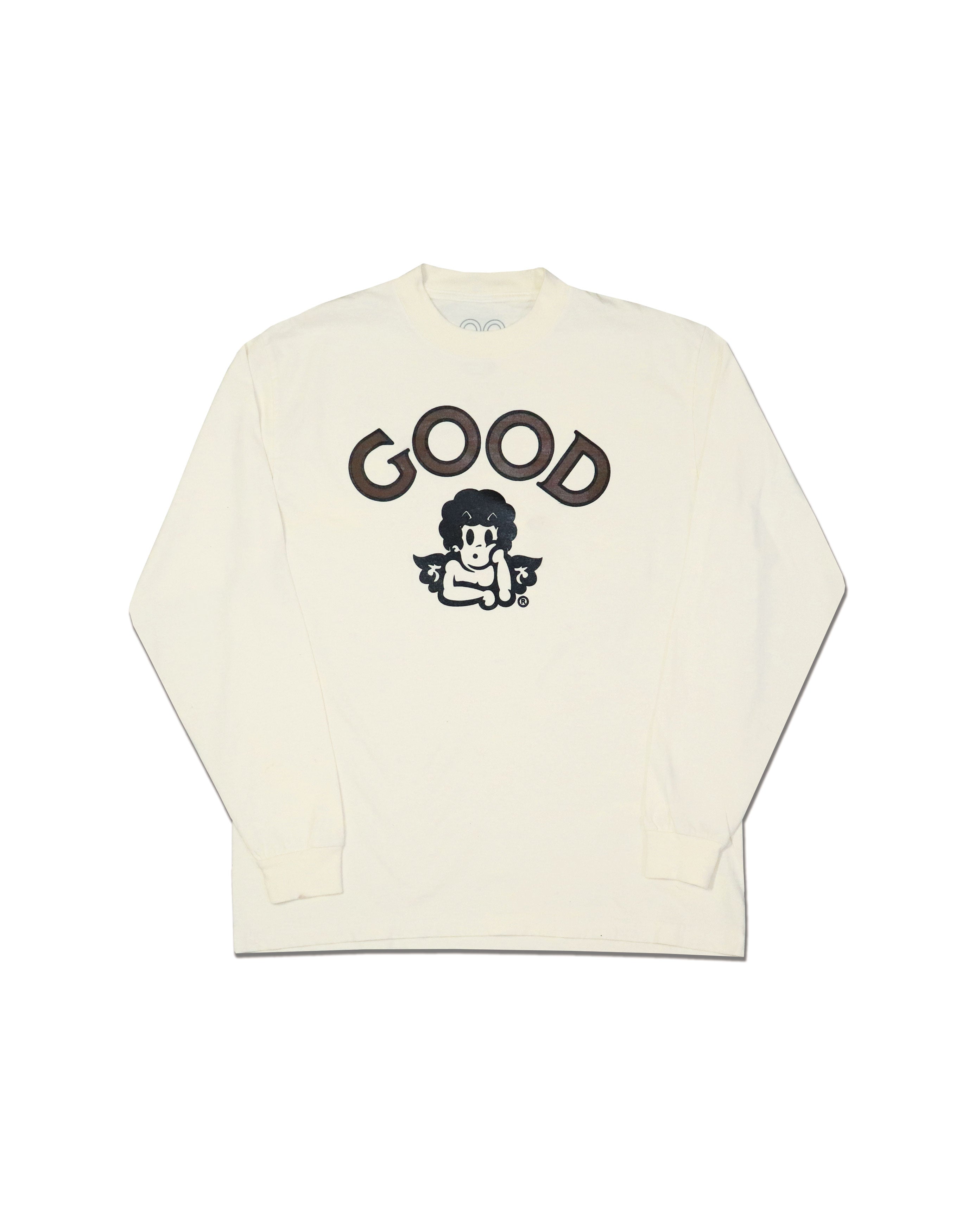 Good Logo LS Tee - Cream