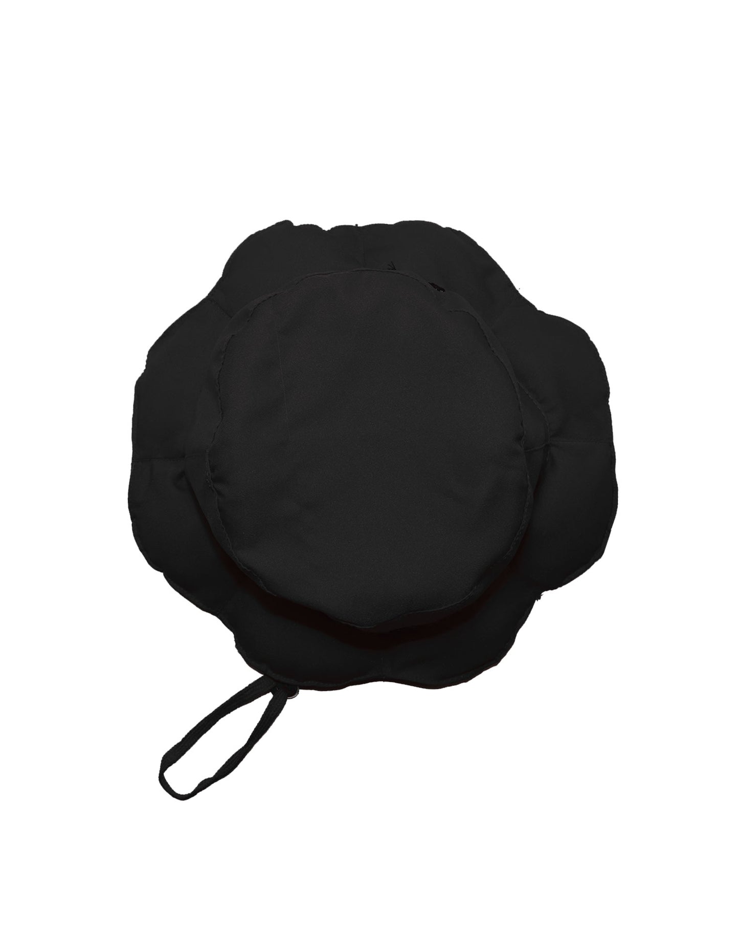 The Goods Clo - Flower Bucket Hat (BLACK)