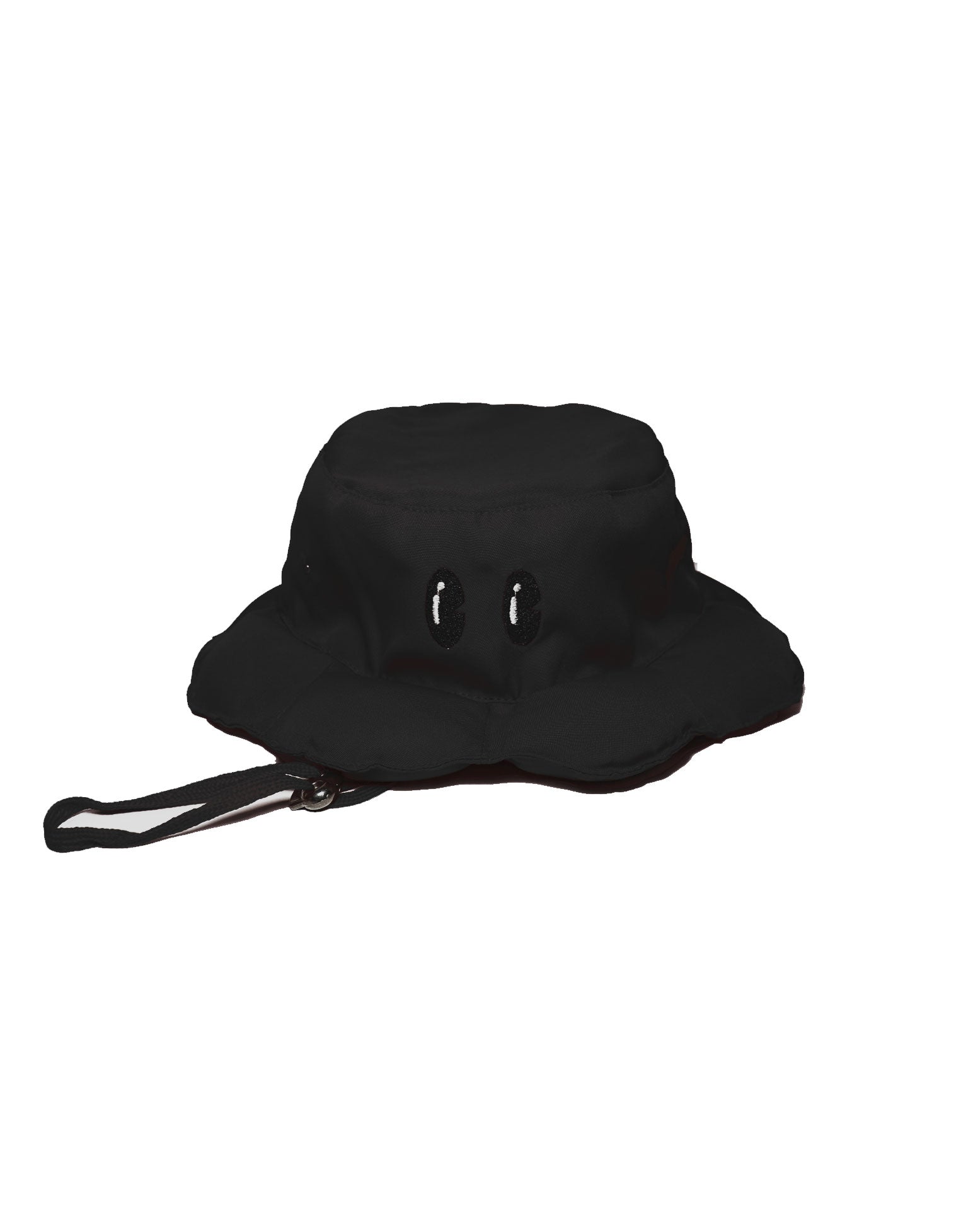 The Goods Clo - Flower Bucket Hat (BLACK)