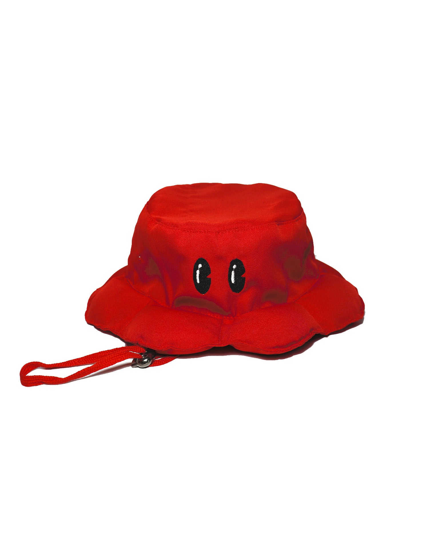 FLOWER BUCKET HAT (RED)